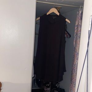 Black High Neck Tank